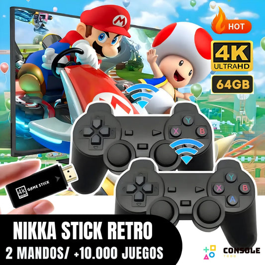 NIKKARETRO®-Consola 10.000 Juegos